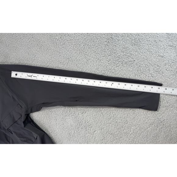 Lululemon Lab Confluence Mens Snapdown Shirt Pockets Men's Medium Charcoal - Picture 10 of 13